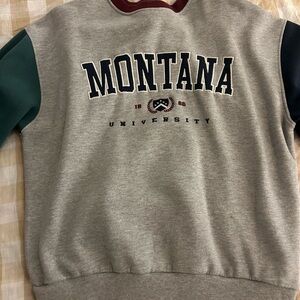 Montana university minga London color block crewneck size small
